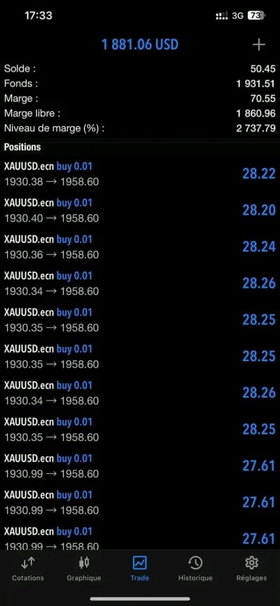 Thunderbolt EA live trading 1