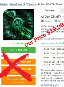 AI Gen XII EA price