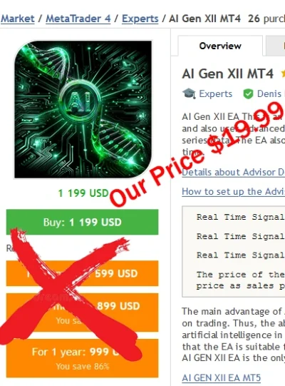 AI Gen XII EA price