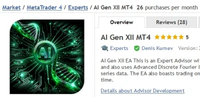 AI Gen XII EA user ratings
