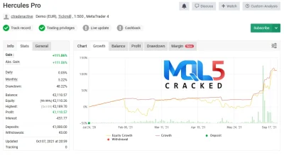 Hercules Gold myfxbook report 4