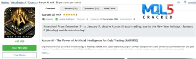 Aurum AI EA main