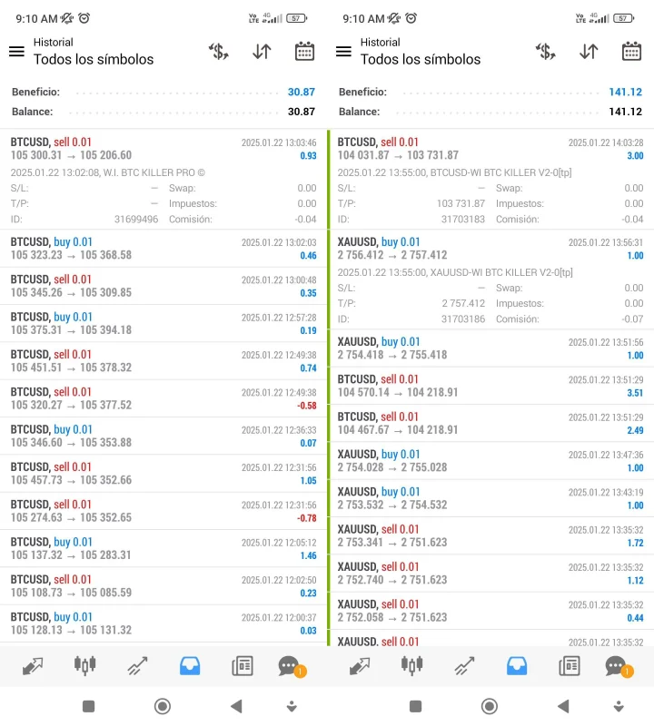 Wakanda Interprise BTC Killer live trading 1