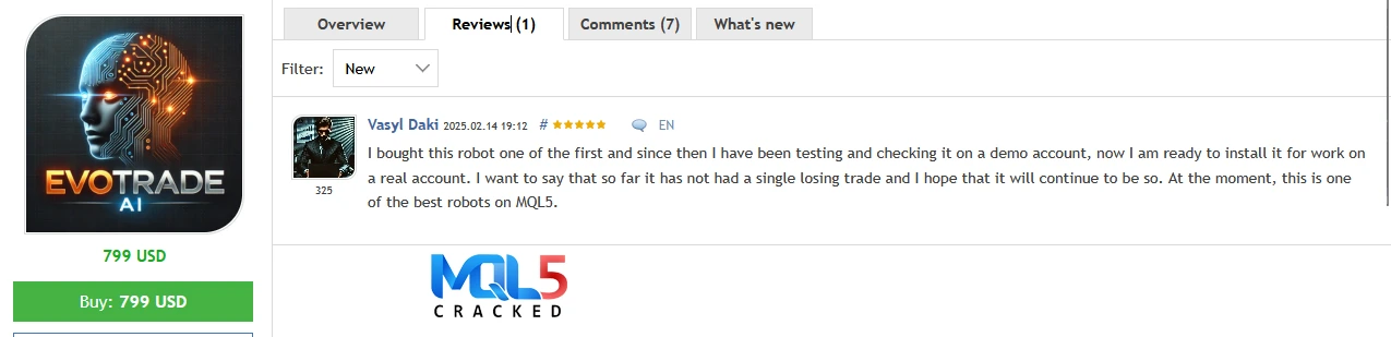 EvoTrade EA reviews