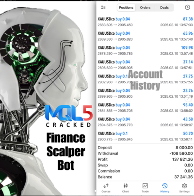 Finance Scalper Bot EA live trading report 6