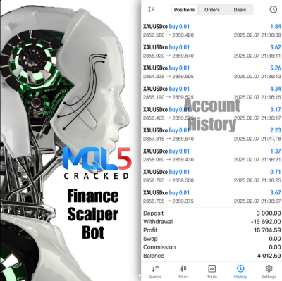 Finance Scalper Bot EA live trading report 7