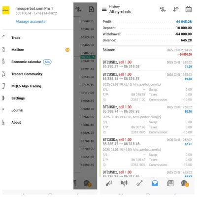 Mrsuperbot Final Edition live trading 2