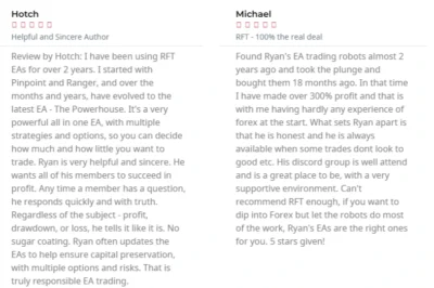 SharpShooter EA user reviews