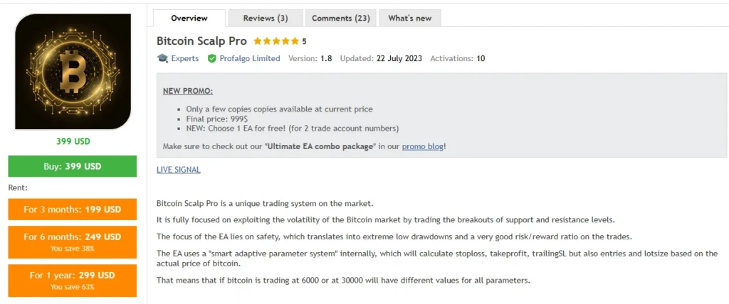 Bitcoin Scalp Pro vendor 2
