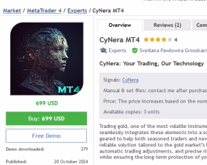 CyNera EA MT4 vendor