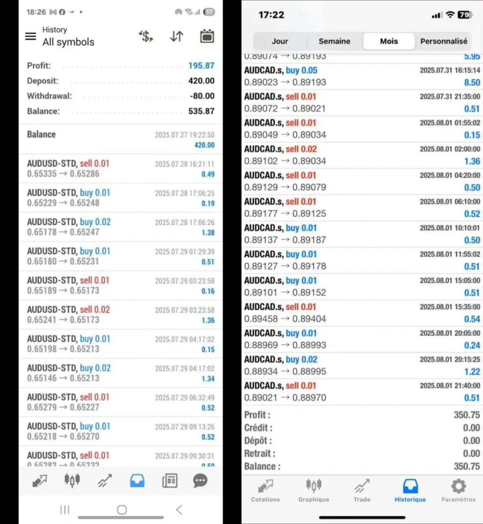 TrippaTrading AI EA mt4 live trading 3