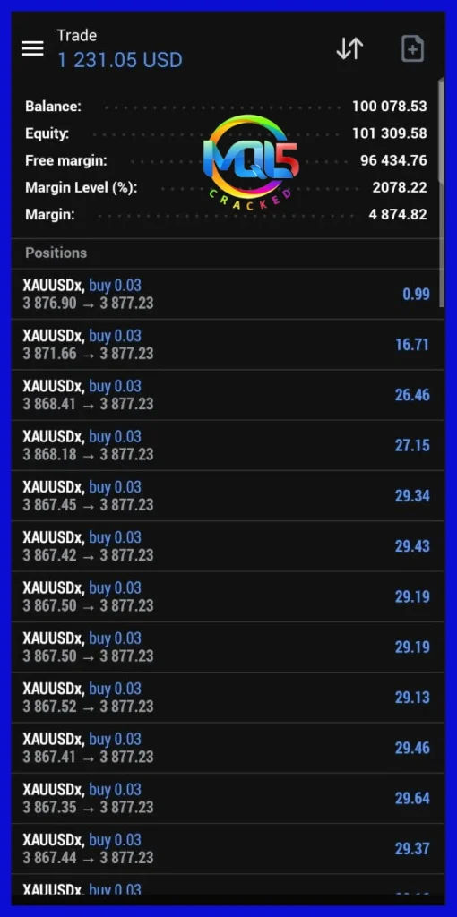 819830 Chinese EA mt4 live trading result 2