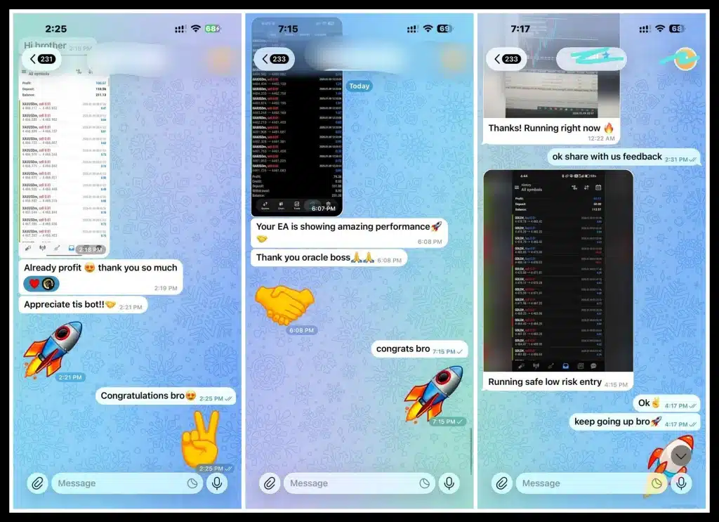 Oracle Gold Scalper EA live result 1