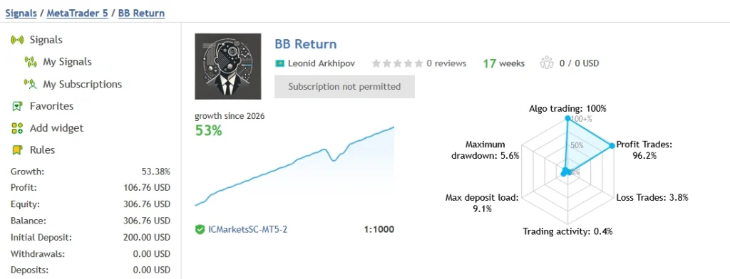 BB Return signal 1
