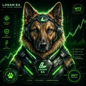 Gold Logan logo